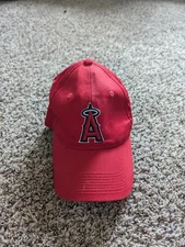 Anaheim Angels Hat MLB Strapback Baseball Red  Cap