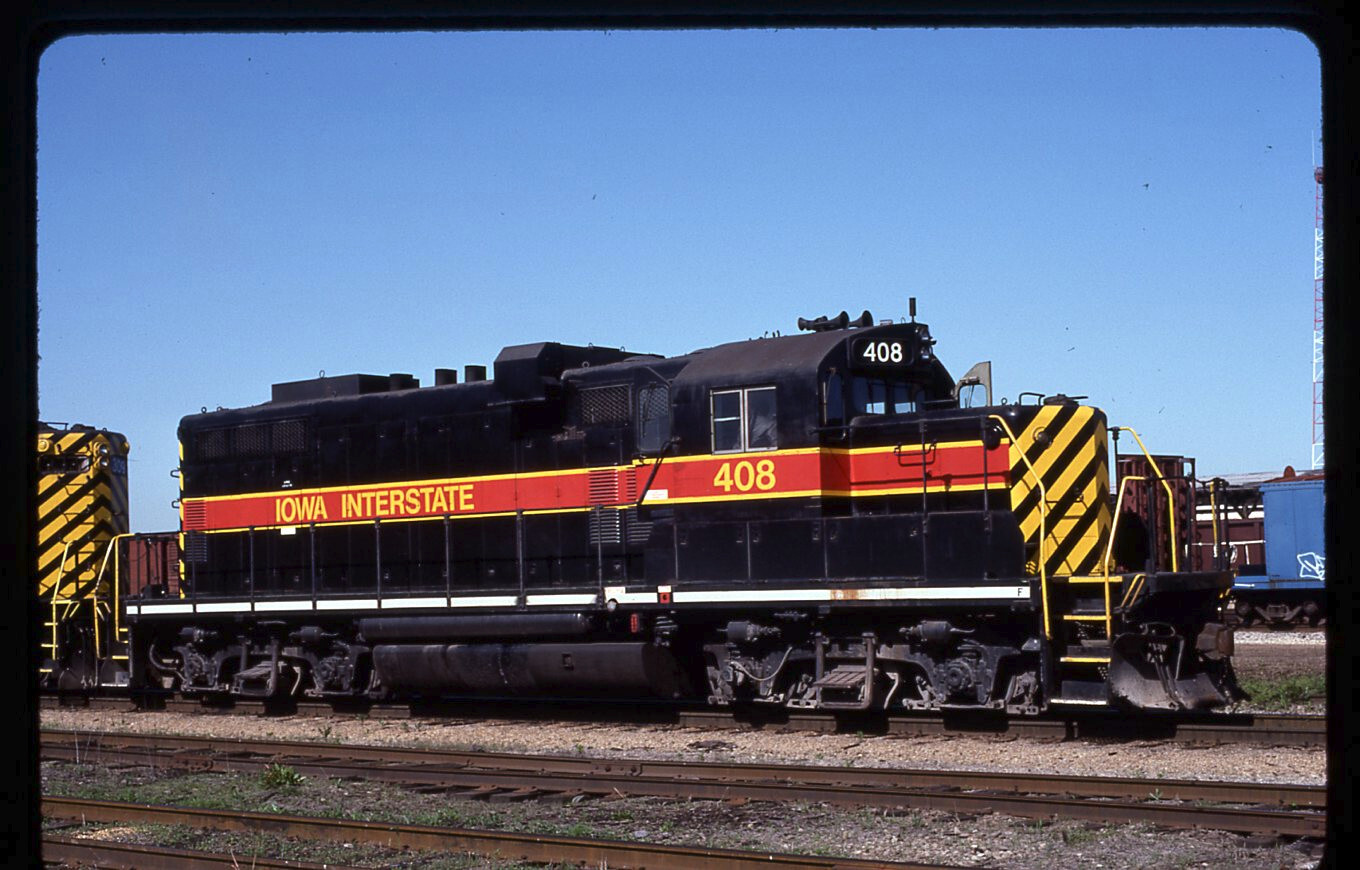 Interstate Railroad Roster (MZ) ORIG TRAIN SLIDE-IOWA INTERSTATE (IAIS) 408 ROSTER | eBay