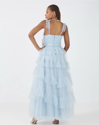 bcbg luna ruffle evening dress BCBGMaxAzria | Dresses | Bcbgmaxazria Luna Ruffled Evening Dress Size Small 2 Bcbg