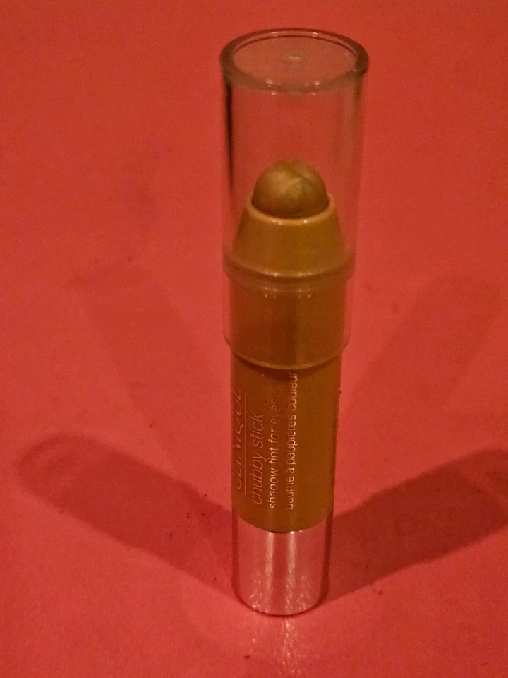 Tinte de sombra para ojos CLINIQUE Chubby Stick ~01 beige abundante ~ tamaño de viaje ~ nuevo sin caja Foto 3 de 3