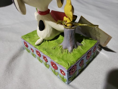 Jim Shore Peanuts Snoopy and Woodstock Watermelon Summer Figurine 6010113 - Picture 9 of 12
