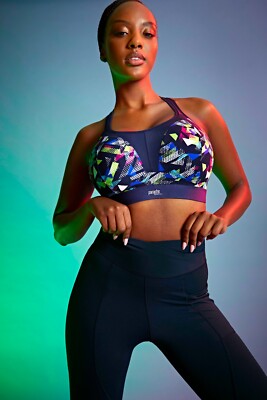 Panache 7341B Boundless Sport-BH ohne Bügel Grafikdruck