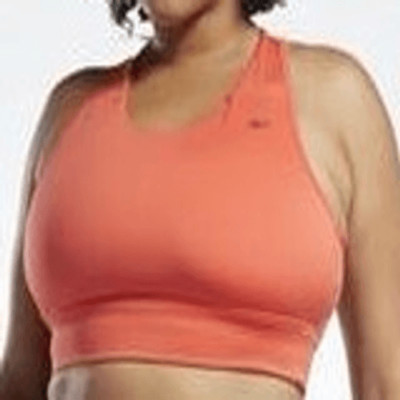 Reebok Women's Running Essentials Sports Bra (Plus Size) in Dynamic Red Size 3X