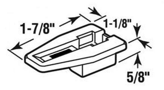 6x Guía de cajón Kenlin Rite-Trak I deslizamiento y parada con tornillos - Auténtico Foto 3 de 3