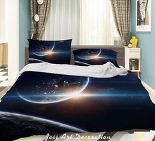 3D Space Planet Quilt Cover Set Duvet Cover Bedding Pillowcases