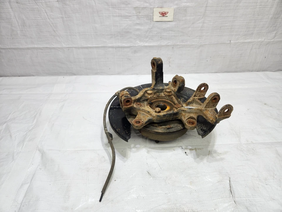 2013-2015 Mitsubishi Lancer Evolution Spindle Knuckle Hub Rear Left LH OEM - Image 3 of 4