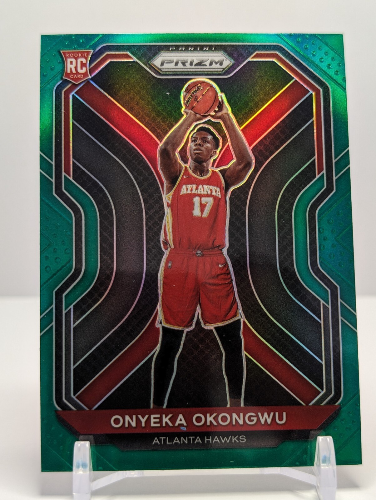 Onyeka Okongwu #260 - 2020-21 Panini Prizm Basketball Green Prizm RC
