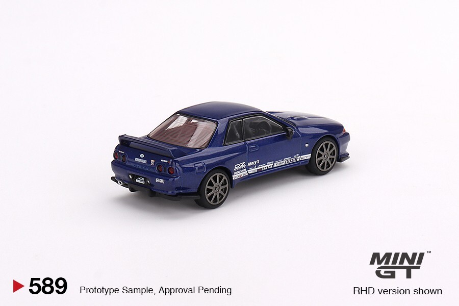 Mini GT 1:64 Nissan Skyline GT-R Top Secret VR32 Blue