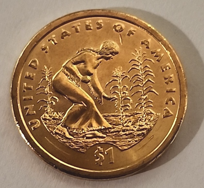 2009-D Golden $1 One Dollar Sacagawea/Native American Agriculture