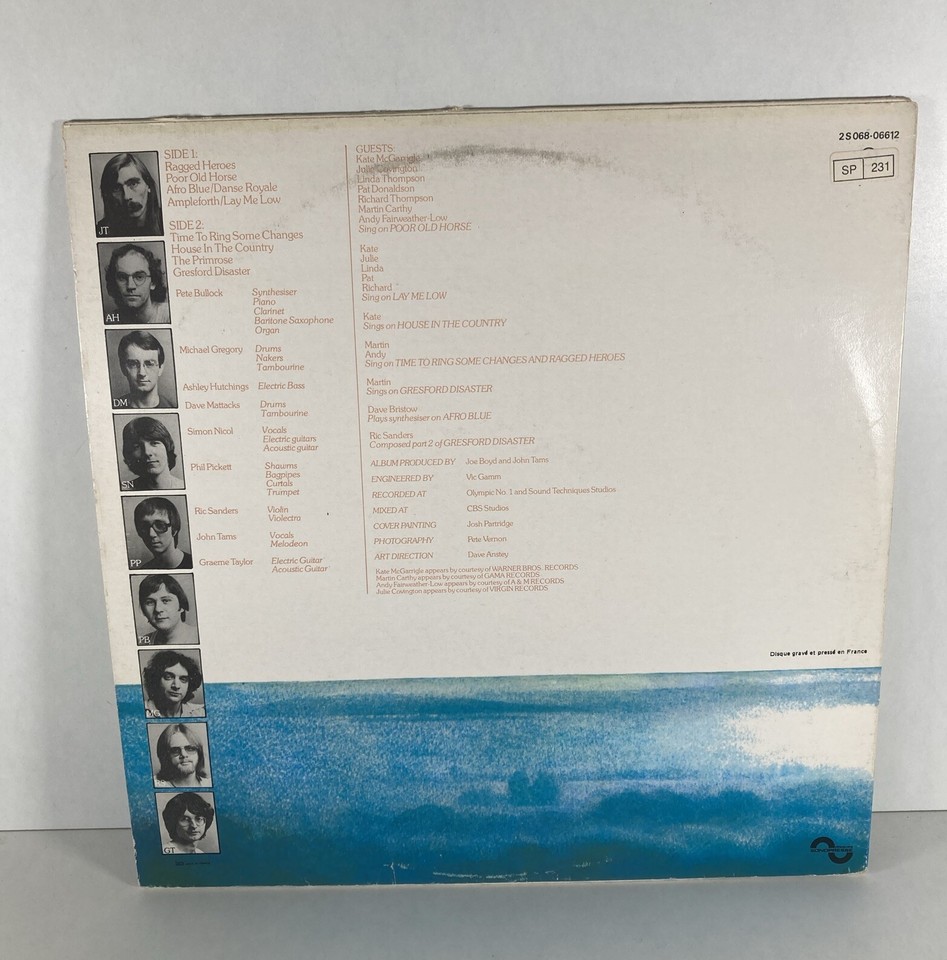 The Albion Band Rise Up Like The Sun Vinyl LP French Pressing 1978 Play