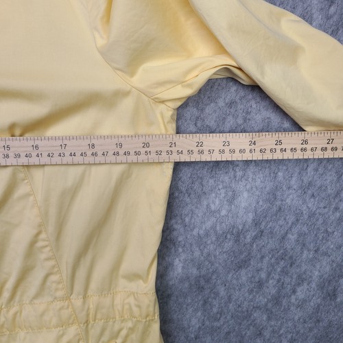 Chaqueta para mujer J. JILL talla M amarilla con cremallera manga larga cintura ceñida cuello falso - Imagen 8 de 11