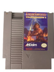 IronSword: Wizards & Warriors II (Nintendo NES) TESTATO - gioco, custodia, manuale