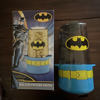 DC Comics TM Batman Mini Stir Popcorn Maker Popper with Box