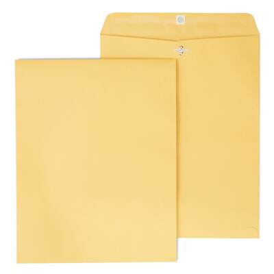 MyOfficeInnovations Clasp Kraft Envelopes 11-1/2'' x 14-1/2'' Brown 100/BX