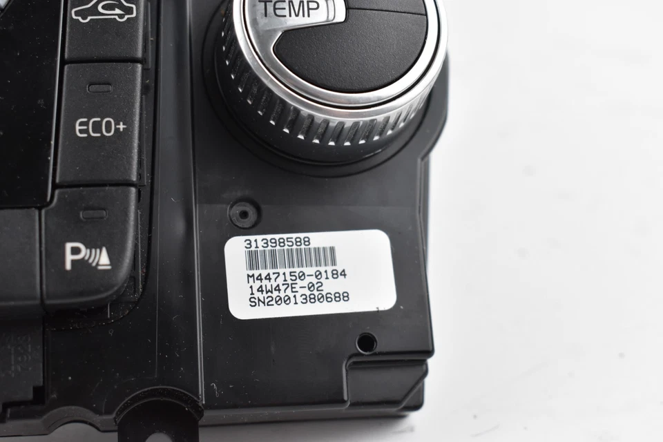 Panel de control de clima de aire acondicionado OEM 2014-2018 Volvo S60 S80 XC60 XC70 31398588 ✅ Foto 4 de 4