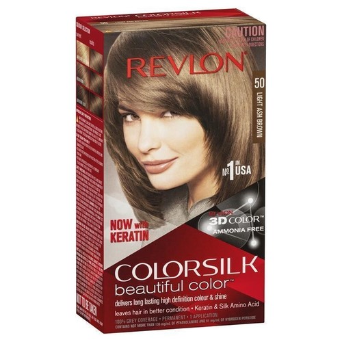 Revlon ColorSilk™ Brown Blonde Permanent Hair Dye 3D Color Full Grey Coverage 1P - Picture 17 of 25