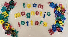 Foam Magnetic Letters - Uppercase Letter Set - Educational - 290 Plus