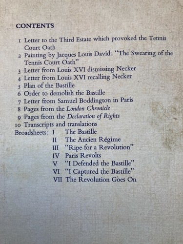 Jackdaw no. 57 Fall of the Bastille folder compiled by Robert Lacey - Picture 3 of 10
