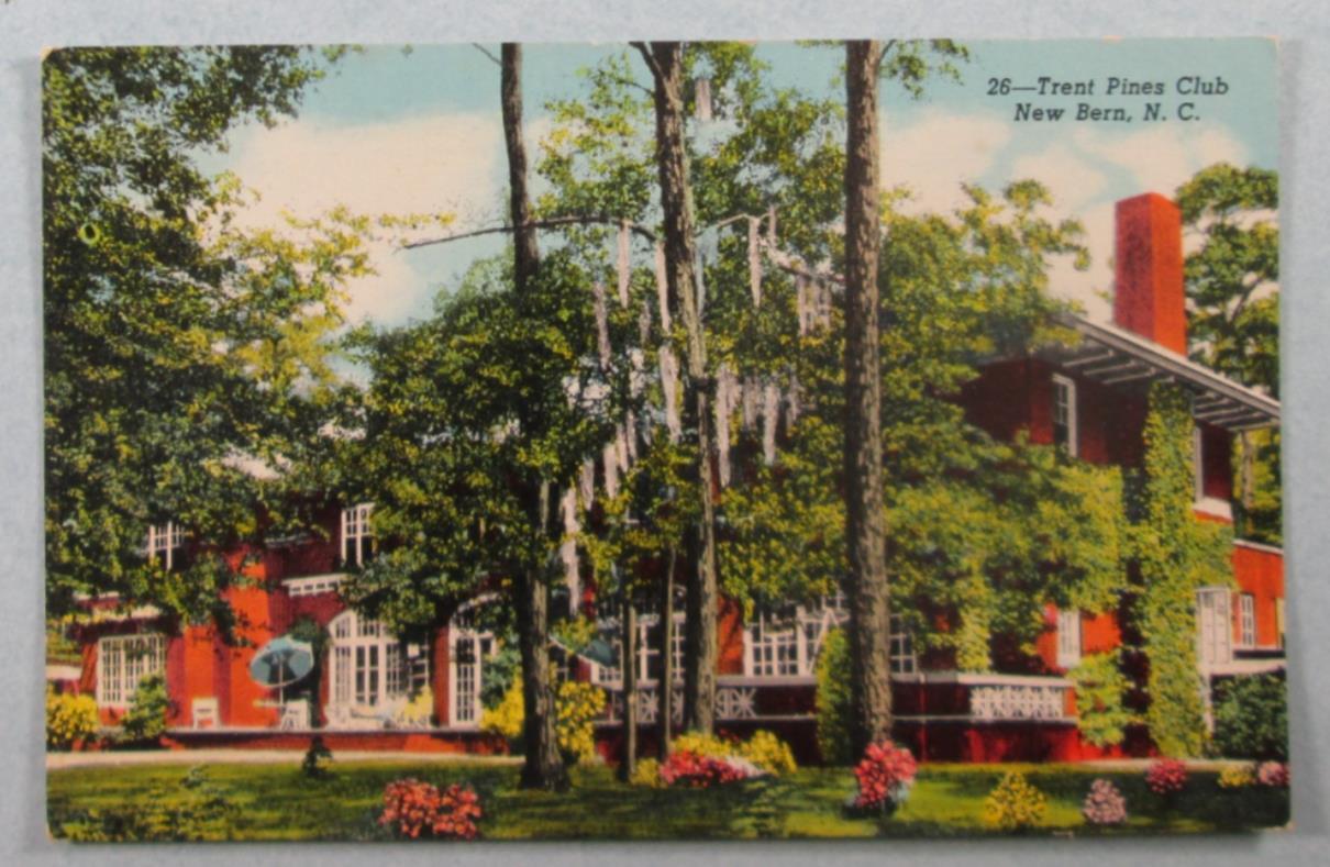 Trent Pines Club, New Bern, NC North Carolina Postcard (7604) eBay