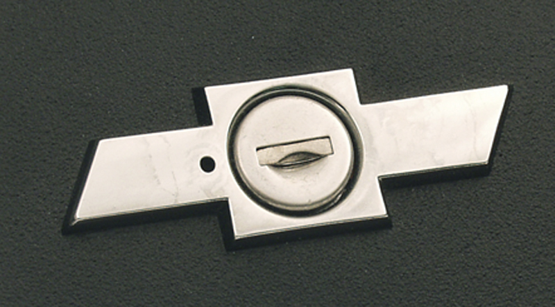 Detail: Chevy Parts » Chevrolet Gas Cap Locking With Bowtie. Inside Flange. Cars 37-52 Truck