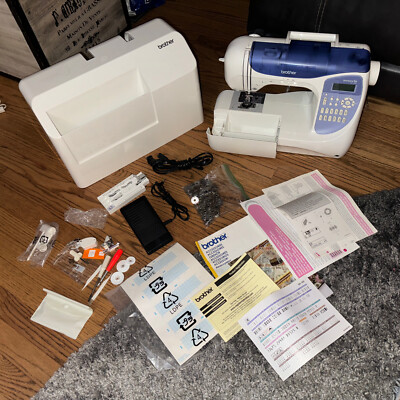 BROTHER SEWING MACHINE INNOV Is PACESETTER NX-400 COMPUTER EMBROIDERY EXTRAS