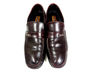 FLORSHEIM DRESS LOAFERS SHOES SIZE 9.5 D MENS BURGUNDY  display picture 1