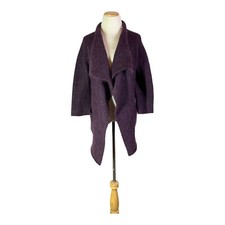 Eileen Fisher S Open-Front Fuzzy Cardigan Swe...