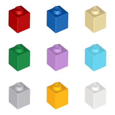 LEGO Brick x Pack of 10 Choose Colour Part 3005, 30071, 35382 