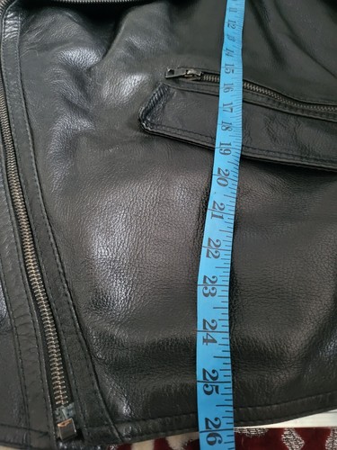 GIANNI VERSACE 5K CUSTOM MADE LEATHER BIKER COAT XL, VINTAGE - Picture 6 of 11