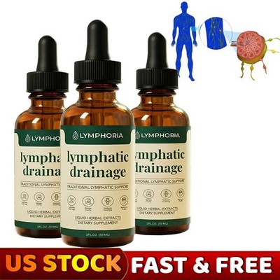 3X Lymphoria - Lymphatic Drainage 59ml - Detox, Bloat Relief & Immune Support