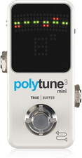 TC Electronic POLYTUNE 3 MINI Tiny Polyphonic Tuner with Multiple Tuning Modes a