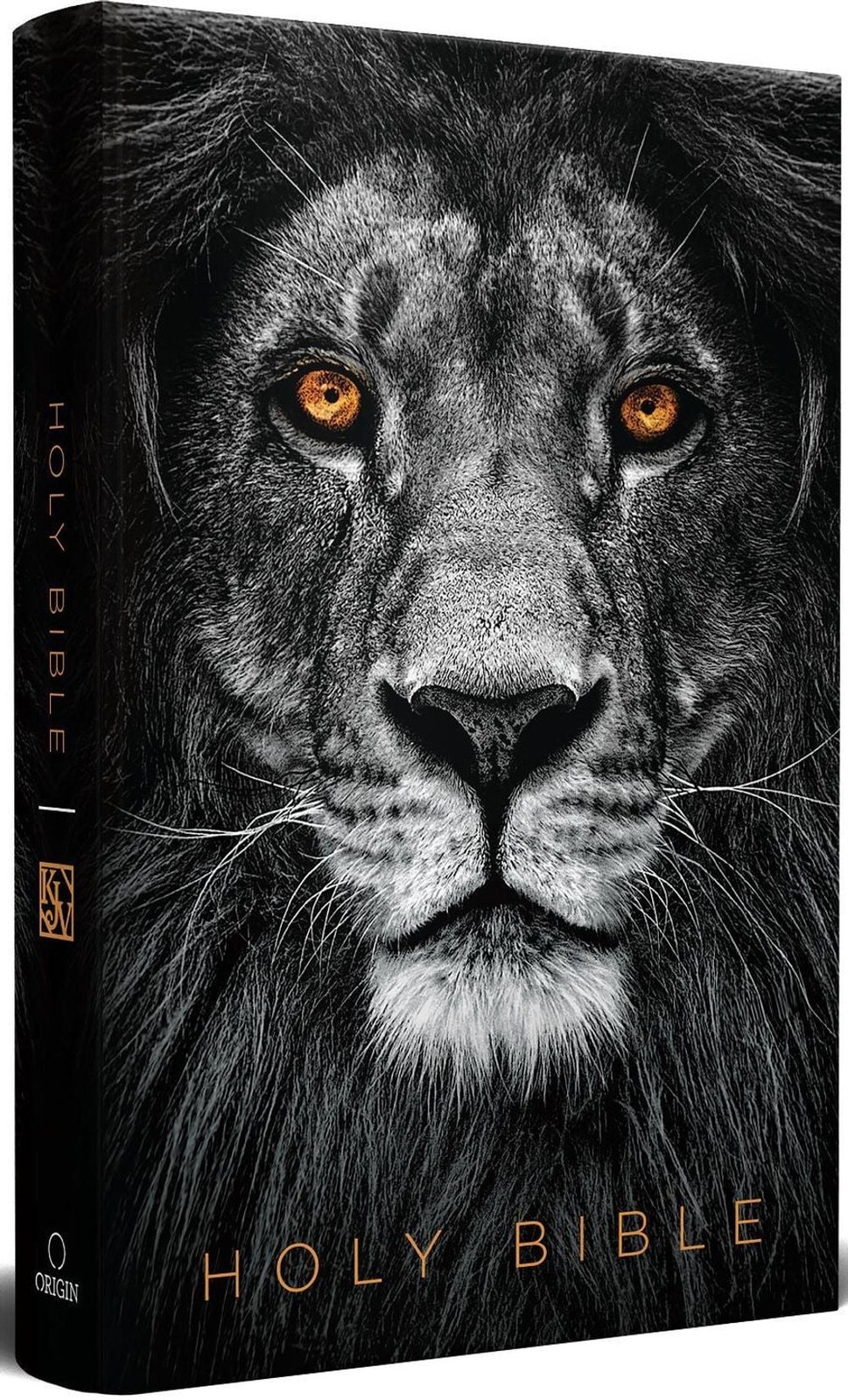 KJV Medium Format Large Print Lion of Judah Hardcover by Origin Hardcover Book