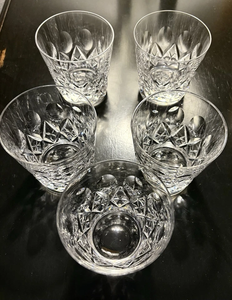 Stuart Crystal England Whiskey Glasses Set Of 5 - Image 2 of 4