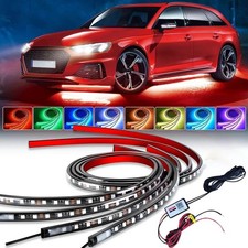 Rgb Led Strip Under Car Tube Underglow Underbody System Neon Light Kit Rgb Led Strip Under Car Tube Underglow Underbody System Neon Light Kit