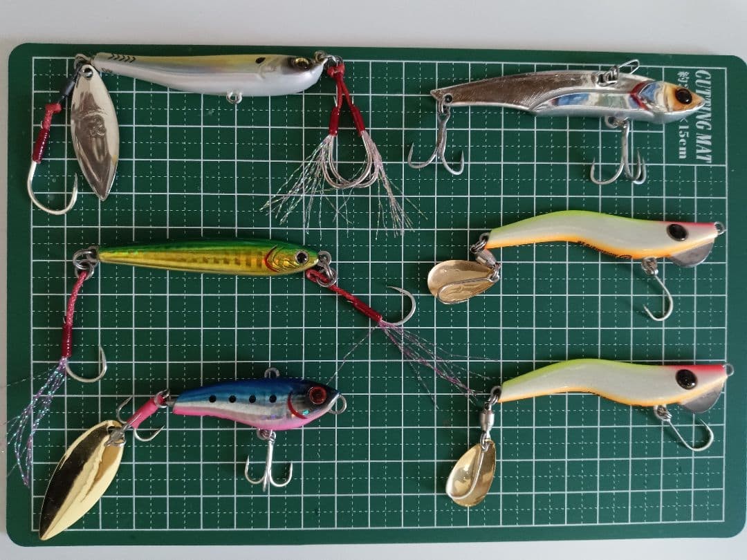 Metal jig set, 6 items, Coreman, , Megabass, Daiwa, BREADEN - Image 2