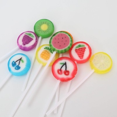 20 x Fruchtscheiben Bonbons - Fruchtlutscher Leckerbonbons für Kinder und Erwachsene