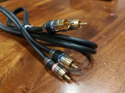 Monster Cable Interlink 250 RCA Stereo Cinchkabel vergoldet ca. 1 Ft HiFi