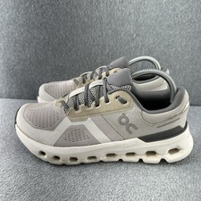 On Cloud Cloudrunner 2 Frost White Gray Running Sneaker Shoes Womens Size 8.5