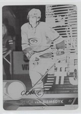 2017-18 Upper Deck Printing Plate Black 1/1 Trevor van Riemsdyk #287 0c3