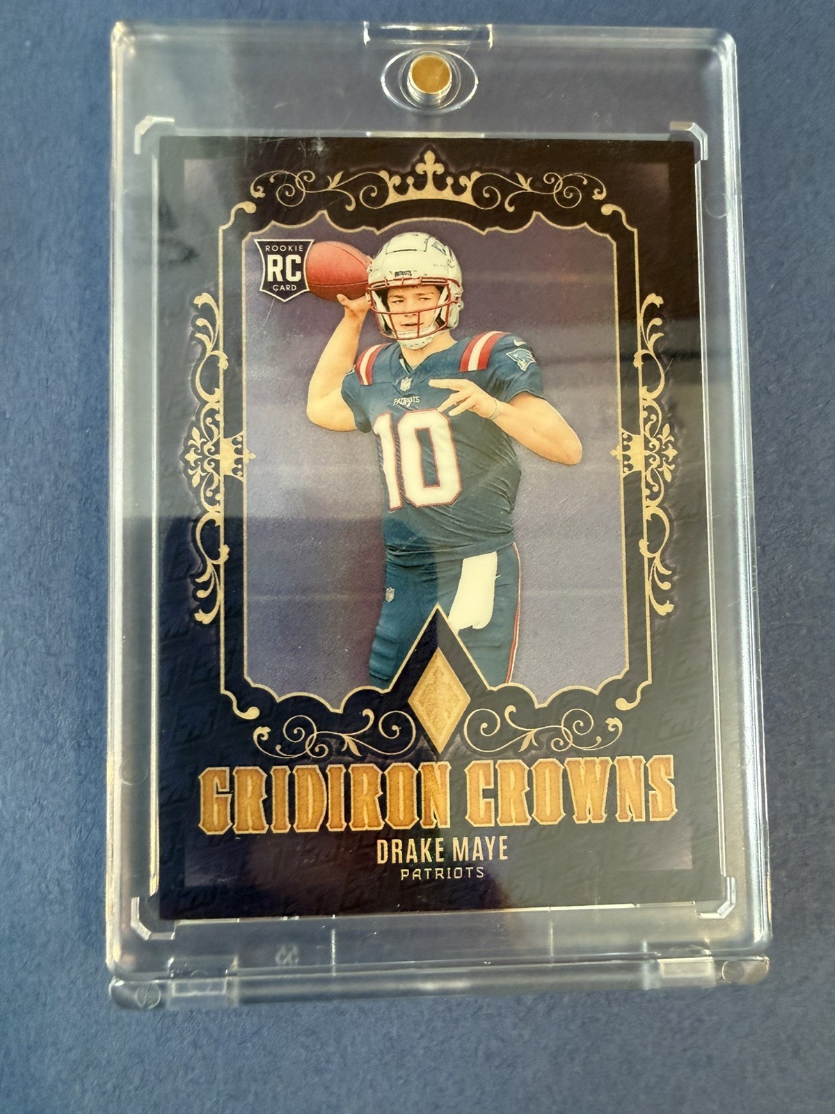 2024 Phoenix Football Gridiron Crowns Drake Maye RC #GC-DME CASE HIT 