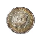 1968-D 50C Silver Kennedy Half Dollar MS 65 PCGS End Roll Toned Free Shipping
