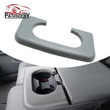 Gray Center Console Cup Holder Armrest Pad for Ford F250 F350 F450 1999-2010