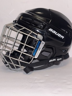 Bauer IMS 5.0 Hockey Helmet Combo Black Small S w/ Profile I Cage HECC 2030