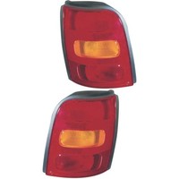 RüCkleuchten Heckleuchten Set Links & Rechts Rot FüR Nissan Micra II K11