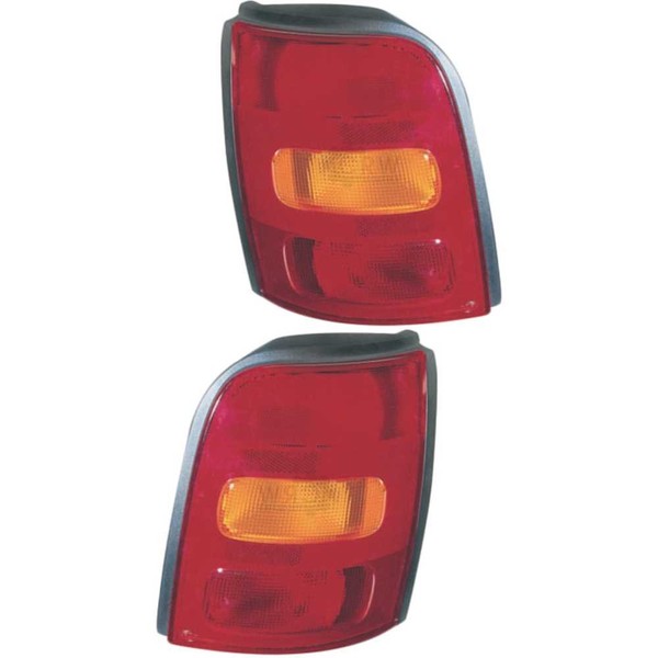 RüCkleuchten Heckleuchten Set Links & Rechts Rot FüR Nissan Micra II K11-image