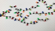 Dollhouse Christmas Tree Lights String Multi Colored Holiday Miniatures