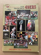 Vintage 1982 San Francisco 49ers Official Yearbook Bill Walsh Joe Montana