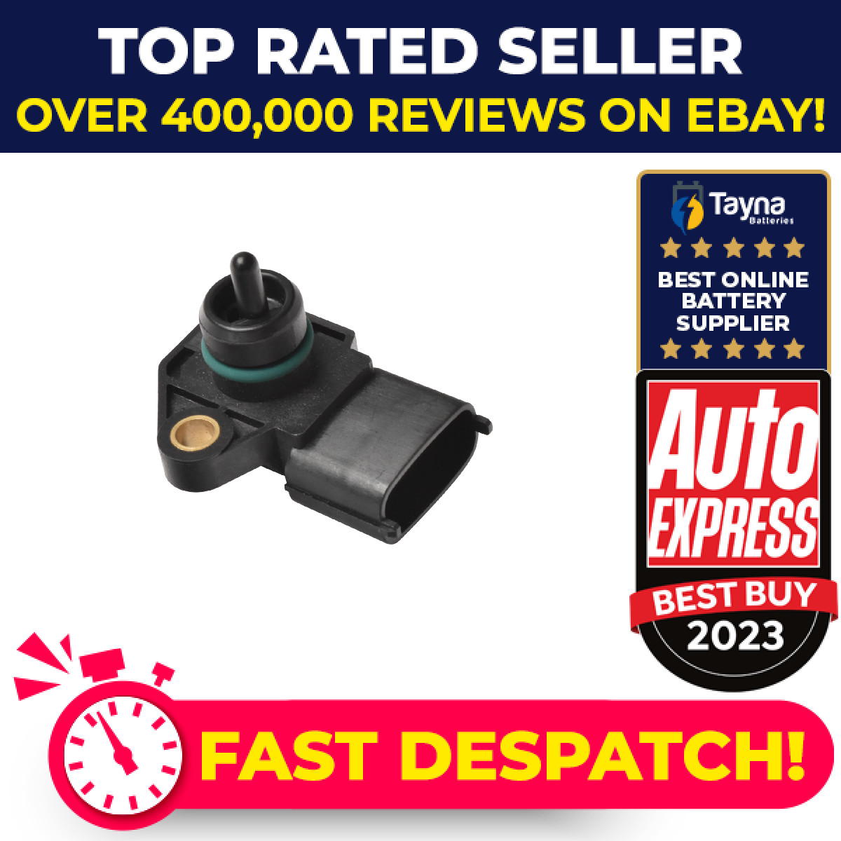 MAP Sensor fits KIA PICANTO SA 1.1 04 to 11 G4HG Manifold Pressure 3930022600