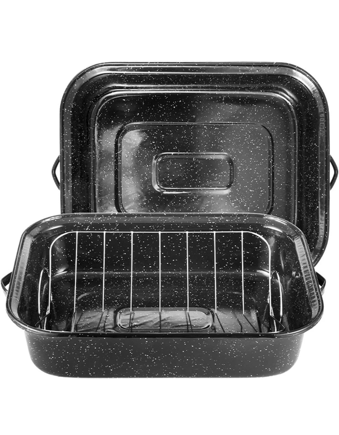 21 Inch Roasting Pan, Extra Large Rectangle Roasting Pan With Rack, 25lb
Opens in a new window or ta