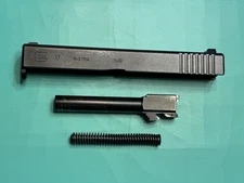 USED OEM GLOCK 17 GEN 3 COMPLETE SLIDE BARREL GUIDE ROD SPRING FRYING PAN 9MM